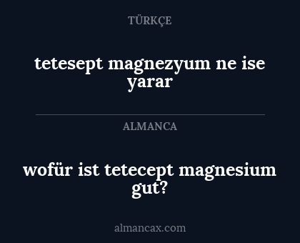 tetesept magnezyum ne ise yarar - wofür ist tetecept magnesium gut?