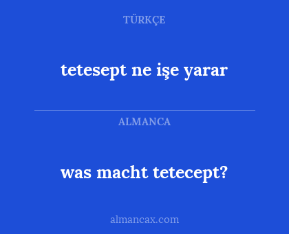 tetesept ne işe yarar - was macht tetecept?
