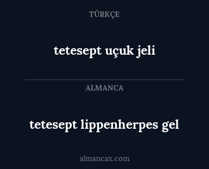 tetesept uçuk jeli - tetesept lippenherpes gel