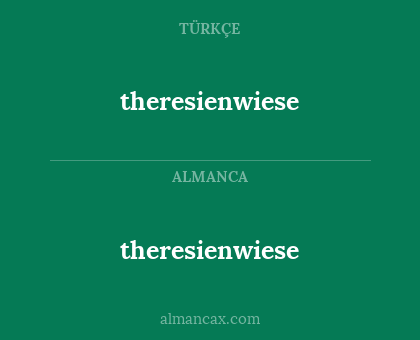 theresienwiese - theresienwiese