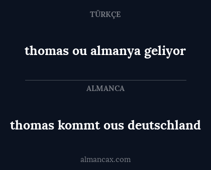 thomas kommt ous deutschland - thomas ou almanya geliyor