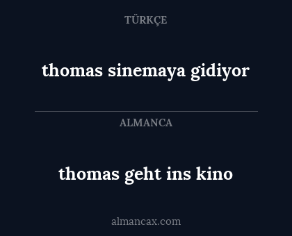 thomas geht ins kino - thomas sinemaya gidiyor