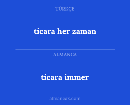 ticara immer - ticara her zaman