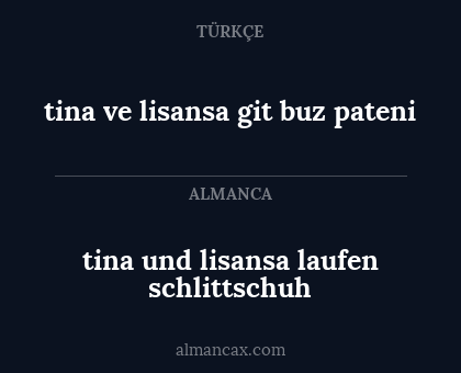 tina und lisansa laufen schlittschuh - tina ve lisansa git buz pateni