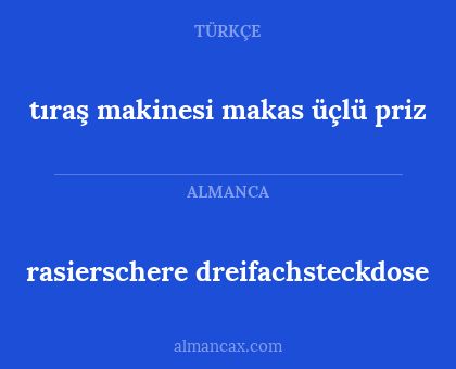 rasierschere dreifachsteckdose - tıraş makinesi
makas
üçlü priz