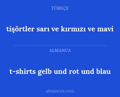 t-shirts gelb und rot und blau - tişörtler sarı ve kırmızı ve mavi