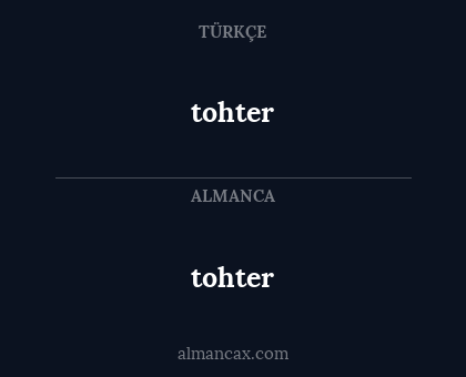 tohter - tohter