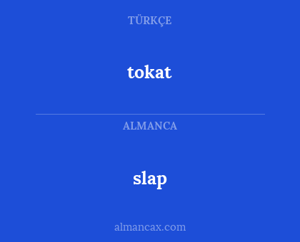 slap - tokat