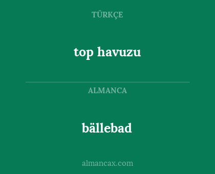 bällebad - top havuzu