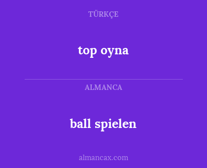 ball spielen - top oyna
