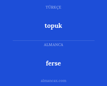 topuk - ferse