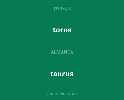 taurus - toros