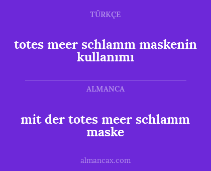 mit der totes meer schlamm maske - totes meer schlamm maskenin kullanımı