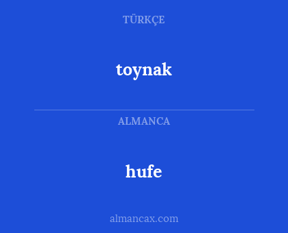 hufe - toynak