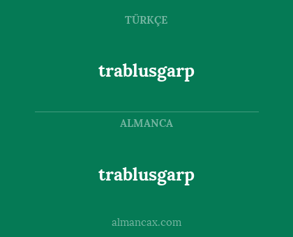 trablusgarp - trablusgarp