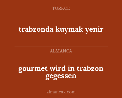 trabzonda kuymak yenir - gourmet wird in trabzon gegessen