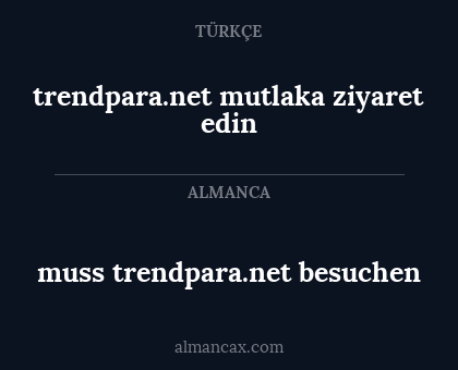 muss trendpara.net besuchen - trendpara.net mutlaka ziyaret edin