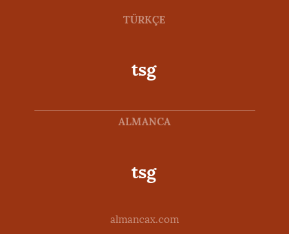 tsg - tsg