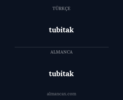 tubitak - tubitak