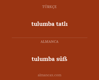tulumba tatlı - tulumba süß