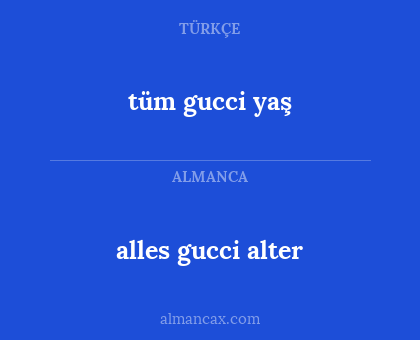 alles gucci alter - tüm gucci yaş