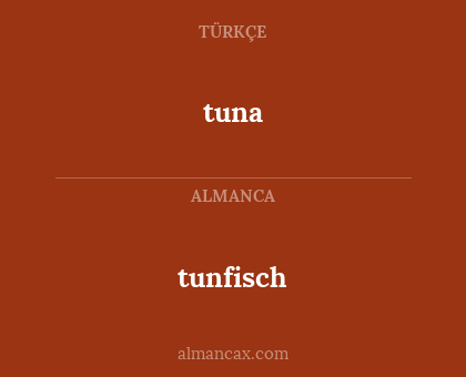 tunfisch - tuna