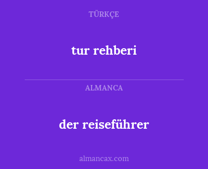 der reiseführer - tur rehberi