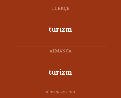 turizm - turızm