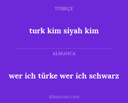 turk kim siyah kim - wer ich türke wer ich schwarz