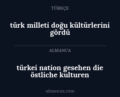 türk milleti doğu kültürlerini gördü - türkei nation gesehen die östliche kulturen