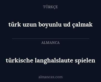 türk uzun boyunlu ud çalmak - türkische langhalslaute spielen