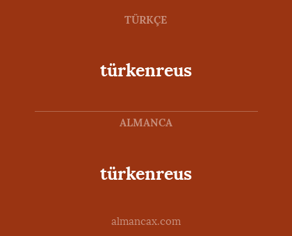 türkenreus - türkenreus