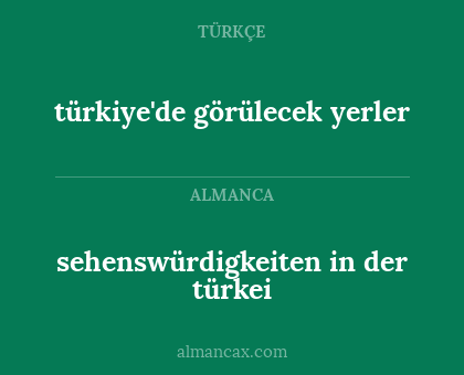sehenswürdigkeiten in der türkei - türkiye'de görülecek yerler