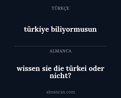 türkiye biliyormusun - wissen sie die türkei oder nicht?