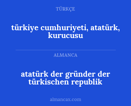 türkiye cumhuriyeti, atatürk, kurucusu - atatürk der gründer der türkischen republik