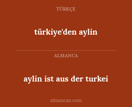 türkiye'den aylin - aylin ist aus der turkei