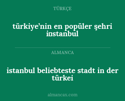istanbul beliebteste stadt in der türkei - türkiye’nin en popüler şehri i̇stanbul