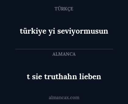 t sie truthahn lieben - türkiye yi seviyormusun