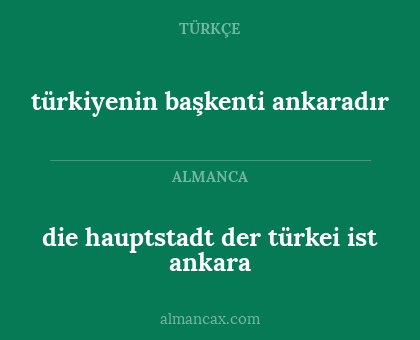 die hauptstadt der türkei ist ankara - türkiyenin başkenti ankaradır