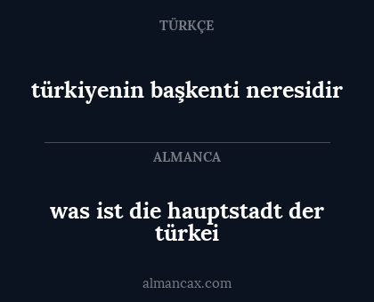 was ist die hauptstadt der türkei - türkiyenin başkenti neresidir