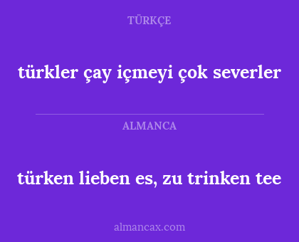 türken lieben es, zu trinken tee - türkler çay içmeyi çok severler