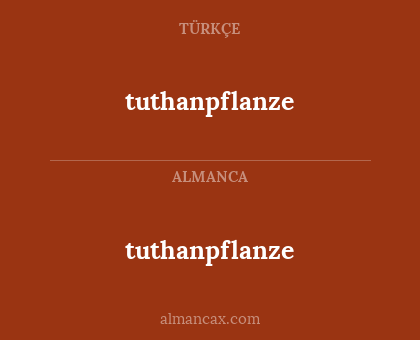 tuthanpflanze - tuthanpflanze