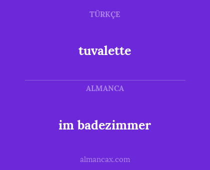 im badezimmer - tuvalette