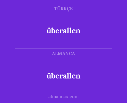 überallen - überallen