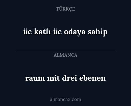 raum mit drei ebenen - üc katlı üc odaya sahip