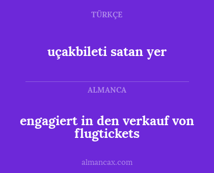 uçakbileti satan yer - engagiert in den verkauf von flugtickets