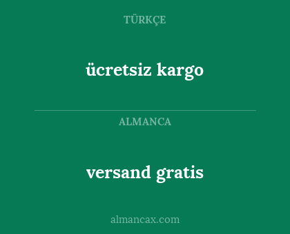 versand gratis - ücretsiz kargo