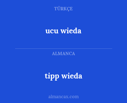 tipp wieda - ucu wieda