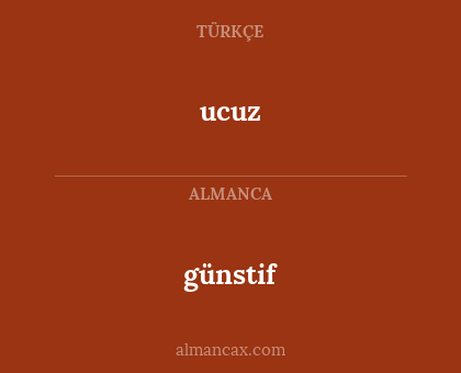günstif - ucuz