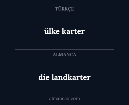 die landkarter - ülke karter